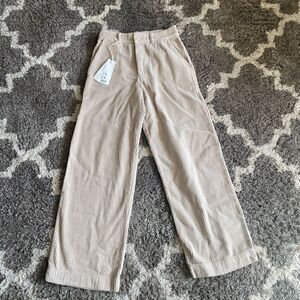 NWT LACAUSA corduroy pants beige